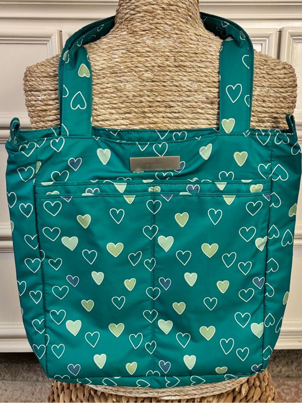 Ju-Ju-Be Emerald Heart Diaper Bag